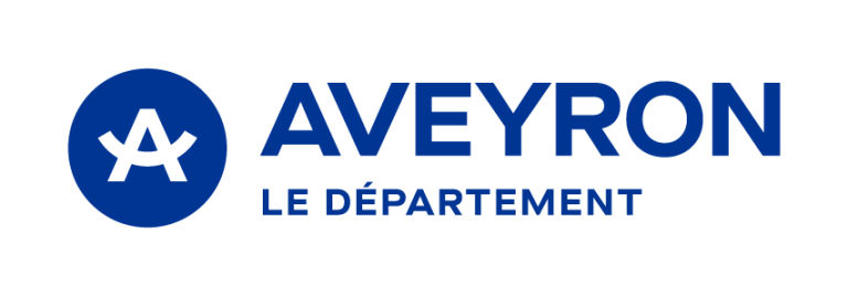 Logo AVEYRON Département bleu